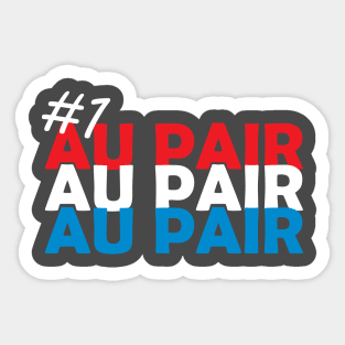 #1 Au Pair Sticker